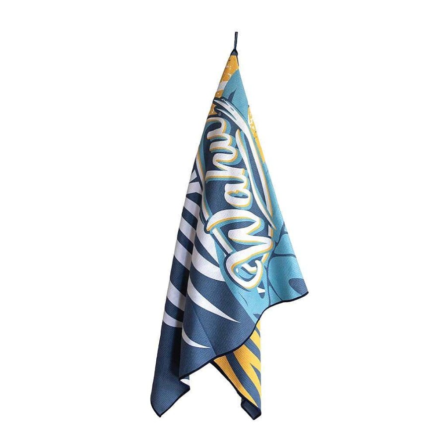 New Wahu Seeking Summer X Wahu Jungle Beach Towel (Deep Blue)