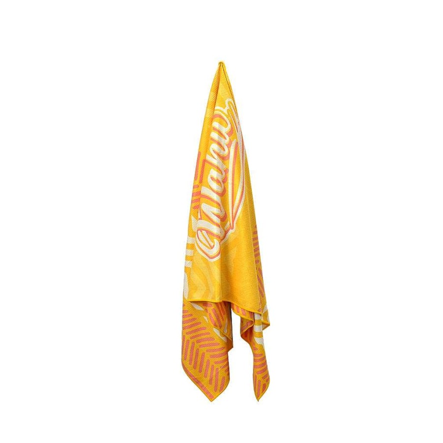 Clearance Wahu Seeking Summer X Wahu Ziggy Towel (Yellow)