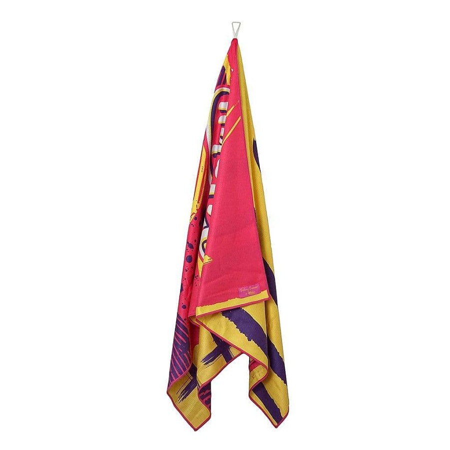 Clearance Wahu Seeking Summer X Wahu La Streets Beach Towel (Pink)