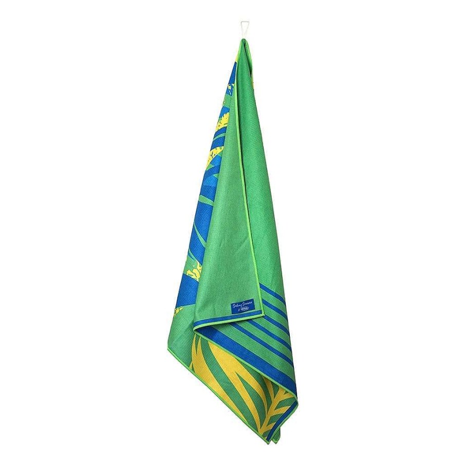 Hot Wahu Seeking Summer X Wahu Jungle Beach Towel (Green)