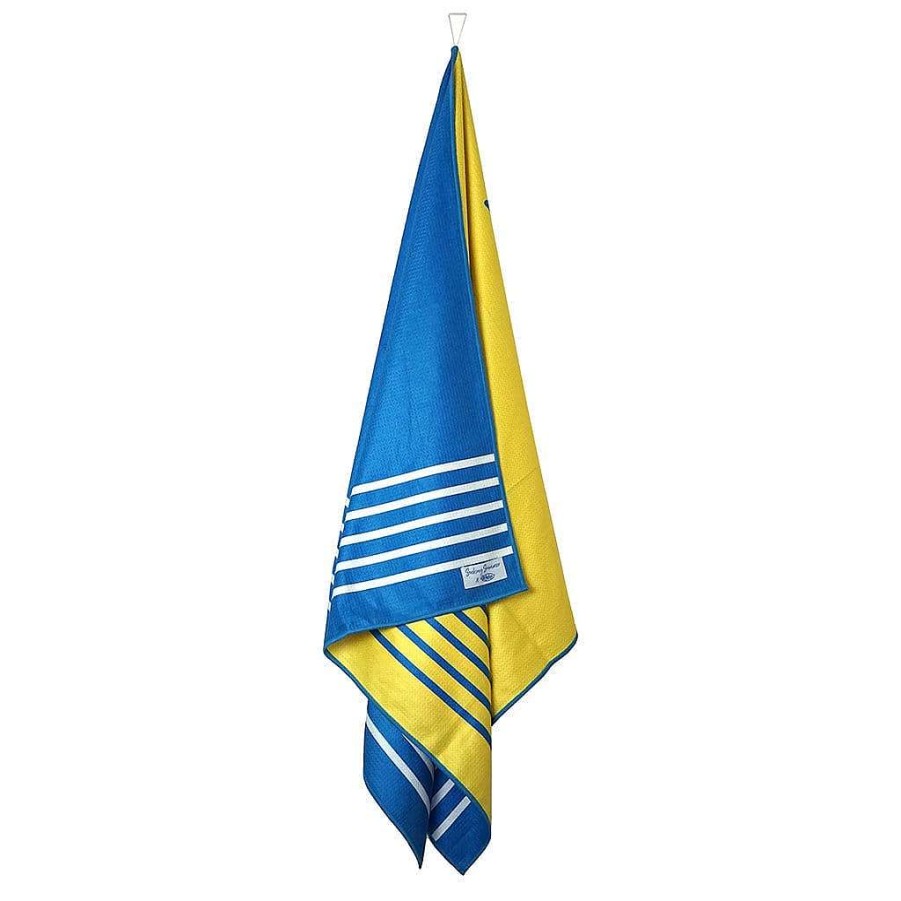 Best Wahu Seeking Summer X Wahu Stripes Towel (Blue & Yellow)