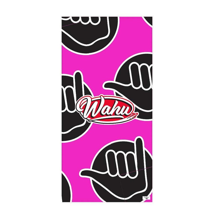 Wholesale Wahu Seeking Summer X Wahu Shaka Plus Towel (Pink)